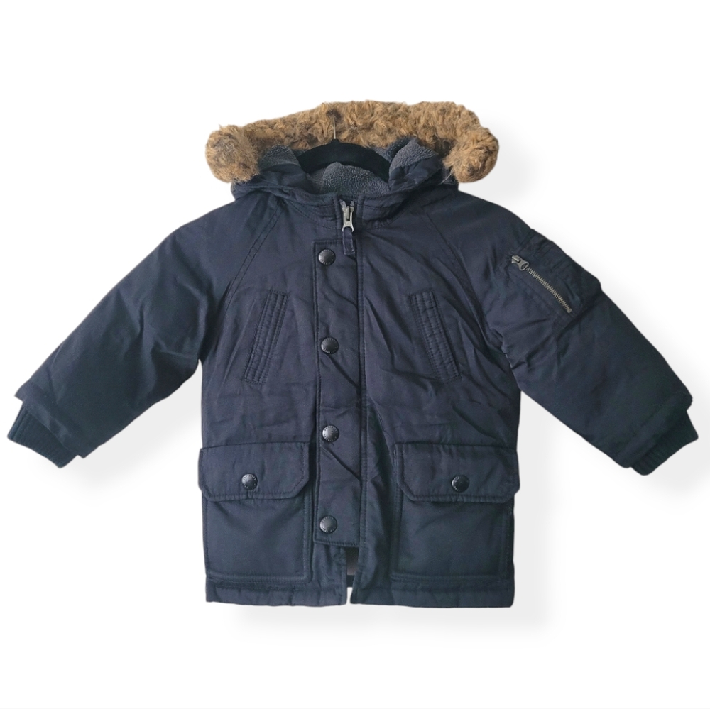 Baby Gap Down Winter Parka With Hood Size 18-24M